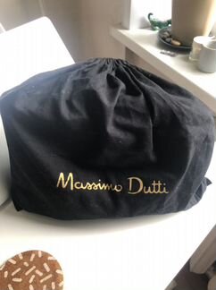 Кожаная сумка через плечо Massimo Dutti