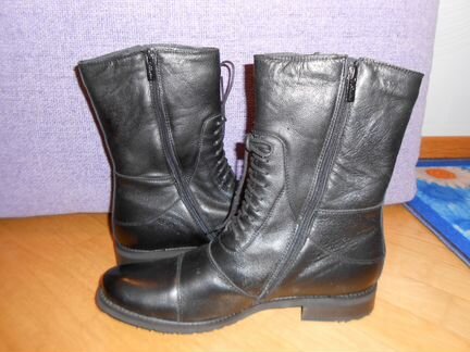 Ботинки новые натуральная кожа и натуральный мех