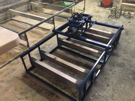 Каретка для шлифовки торцовочных досок