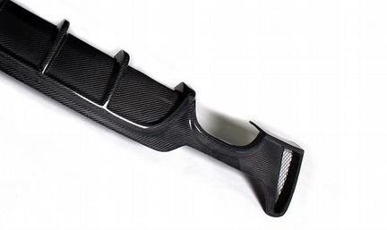 Диффузор М BMW F32 F33 F36 карбон 2х2