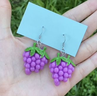 Сережки «Виноград»