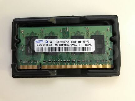 Модуль памяти samsung M470T2864QZ3-CF7, DDR2 1Gb