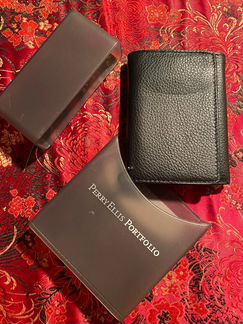 Портмоне perry ellis натуральная кожа США