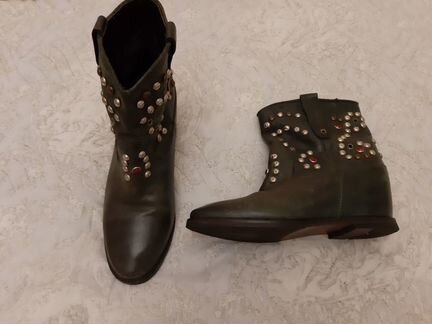 Полусапоги кожаные 40 размер