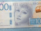 100 крон Швеция. 2016 года