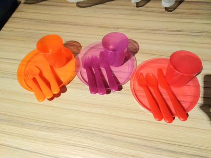 Новая детская посуда IKEA