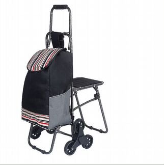 Сумка-тележка для покупок с сиденьем XL