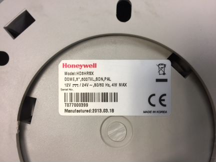 Купольная камера Honeywell HD3hrsx