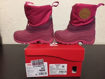 Зимние ботинки reima 22 размер