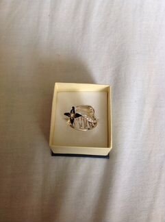 Серебряное кольцо с эмалью