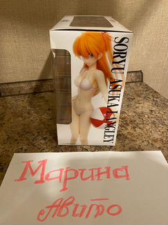 Аниме Фигурка Evangelion Beach Queens Asuka & Rei