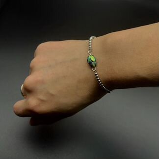 Браслет скарабей Swarovski