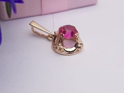 Подвеска 583 пробы с корундом (358338)