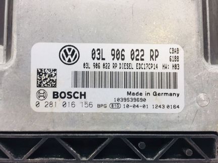 Блок управления двигателем Volkswagen Tiguan 2.0