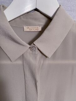 Шелковое платье-рубашка Falconery, S