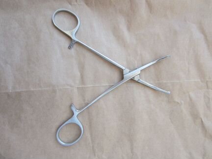 Зажим медицинский хирургический СССР, мал