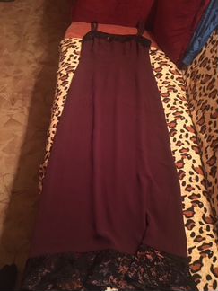 Платье в пол. На рост 1.63-1.65. Размер 44. Молния