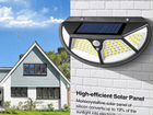 LED уличный светильник на солнечной батареи