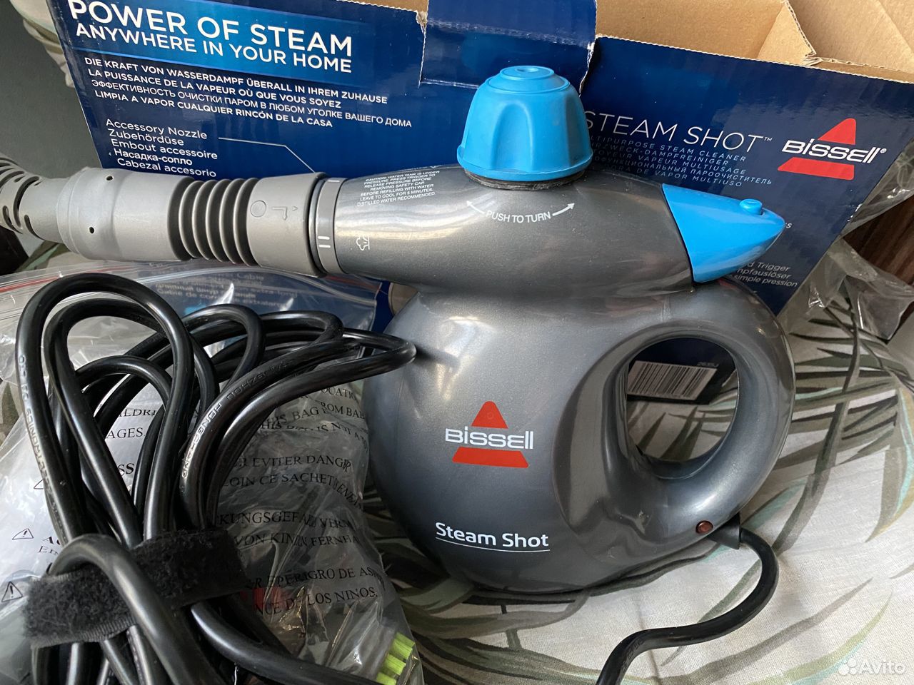 паровой очиститель bissell steam sweep 57f4 j фото 15