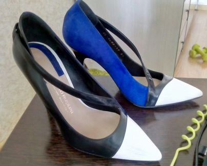 Кожаные с замшей туфли Carlo Pazolini 37р