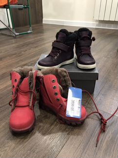 Экко ботинки/кеды новые 27 р. демисезон для девочк