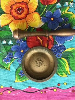 Ступка латунь СССР