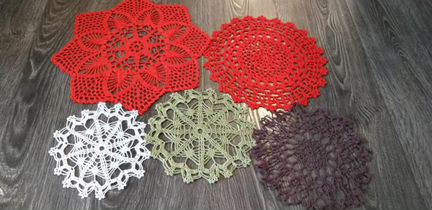 Салфетка вязаная