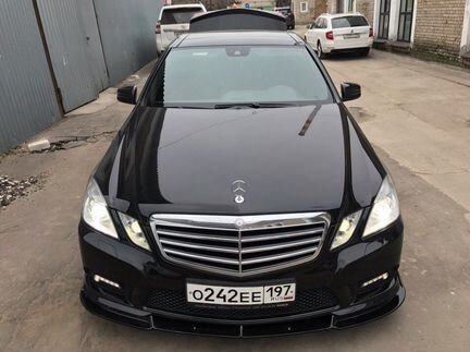 Сплиттер Mercedes E class W212 / Мерседес Е В212