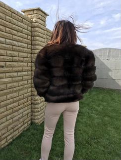 Шуба из песца