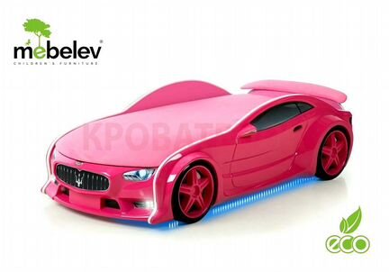 Детская кровать машина