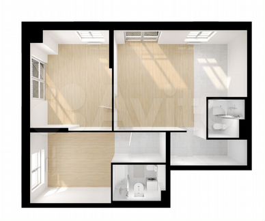 2-к квартира, 75.1 м², 7/26 эт.