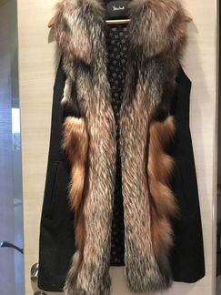 Жилет с нат.мехом