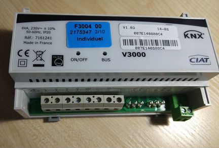Контроллер фанкойла KNX V3000 ciat