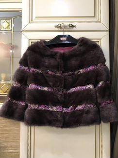 Оригинальная норковая шуба