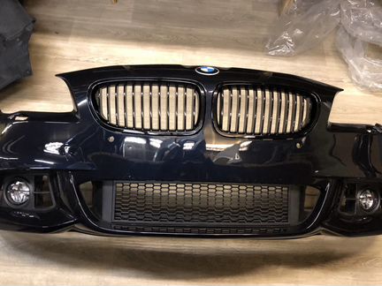 Бампер синий м пакет бмв ф10 bmw f10