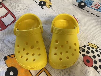 Новые Crocs с 7 кроксы сабо детские