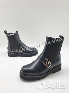 Кожаные ботинки Valentino