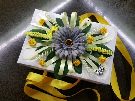 Коробка открытка ручной работы для подарка