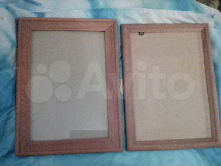 Канцелярские рамочки 2 вида в дереве