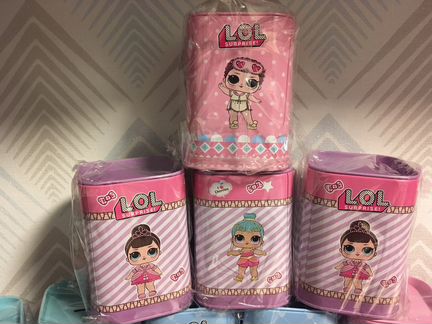 Копилка LOL металическая