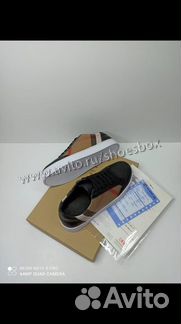 Кеды burberry черные