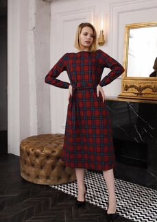 Платье в клетку