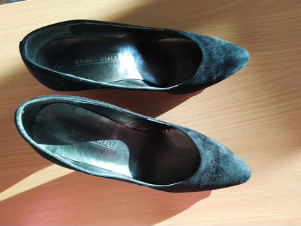 Туфли замшевые, натуральная кожа