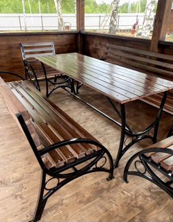 Мебель садовая - скамейки, стол, кресла