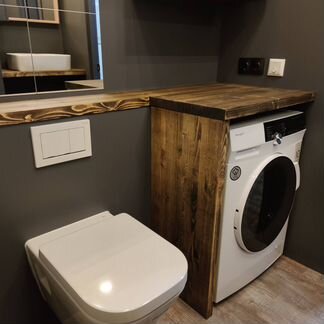 Деревянная столешница для ванной