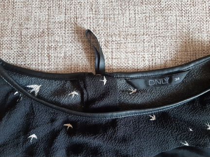 Платье черное Only. Размер 40-42 (XS)