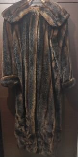 Шуба из искусственной норки