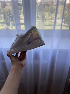 Белые кожаные кеды новые женские