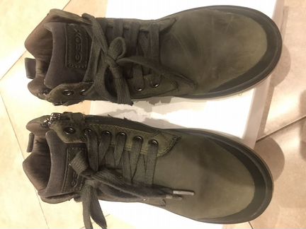 Ботинки демисезон geox 36 разм 23,2 см нат кожа