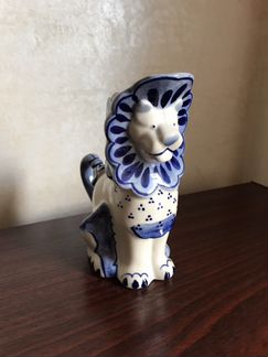 Кувшин Лев Гжель